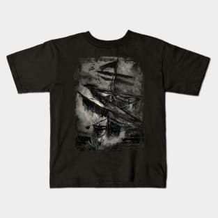 pirate ship Kids T-Shirt